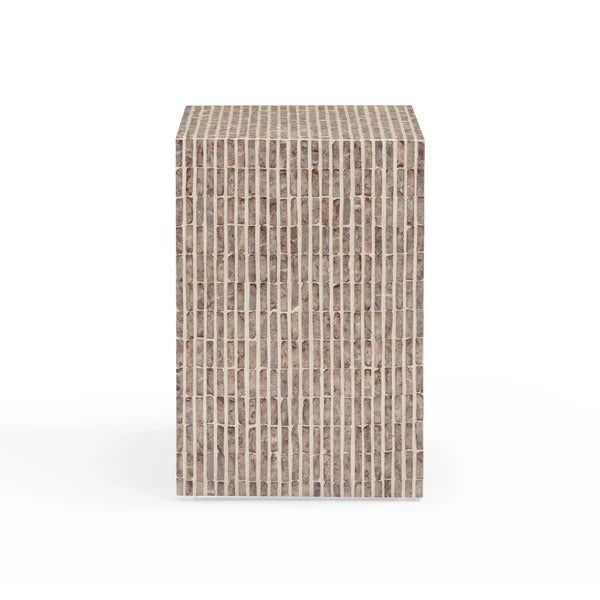 Derry Capiz Shell Nightstand