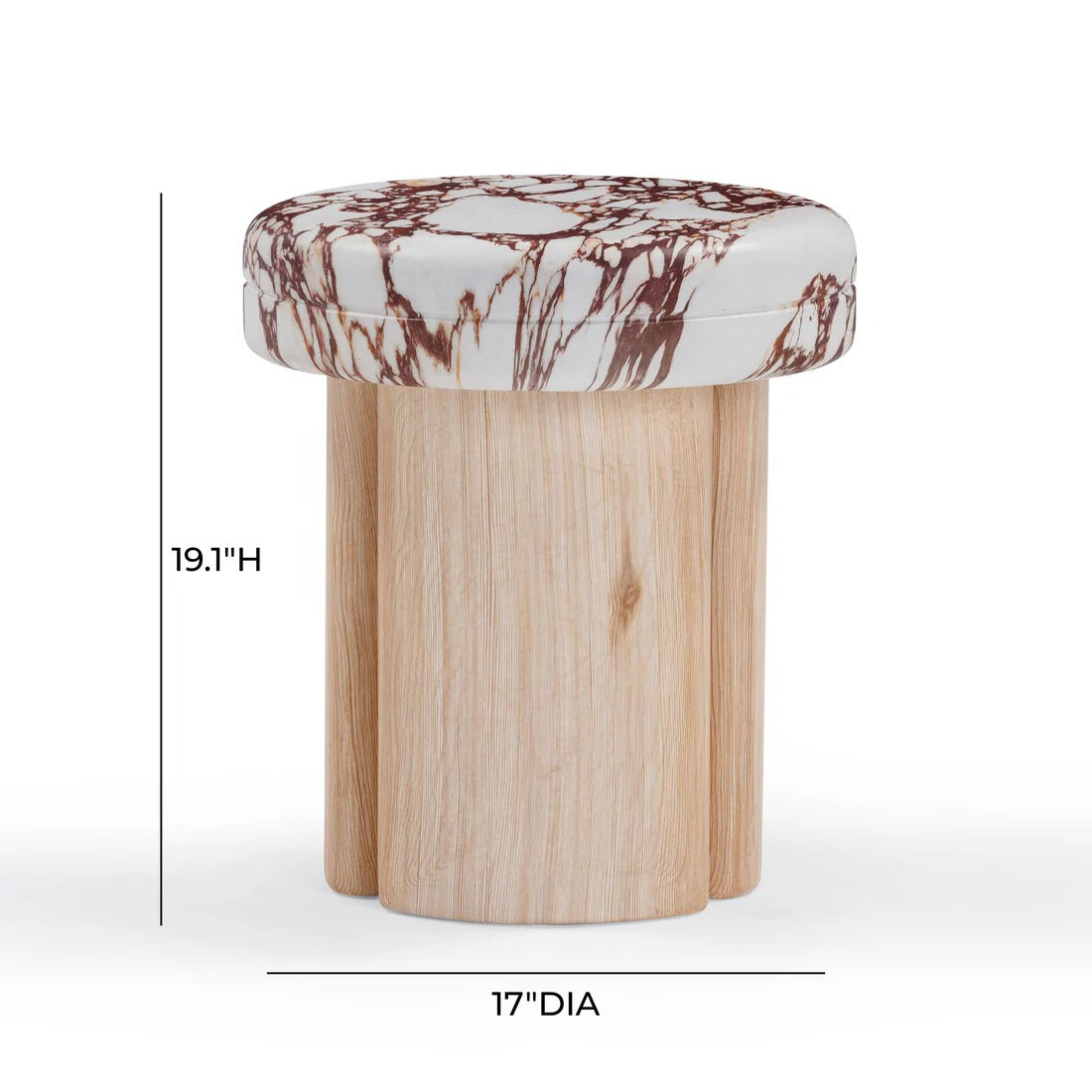 Sheila Textured Concrete Indoor / Outdoor Side Table