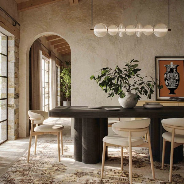 Bambi Ash 90" Rectangular Dining Table
