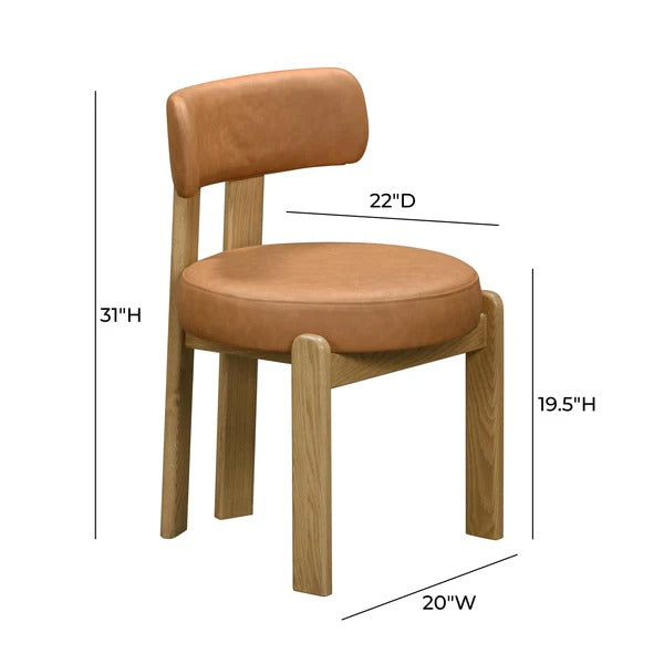 Odessa Vegan Leather Dining Chair