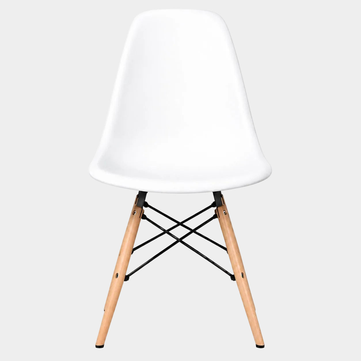 Eames Eiffel Molded Plastic Chair (Natural Base)