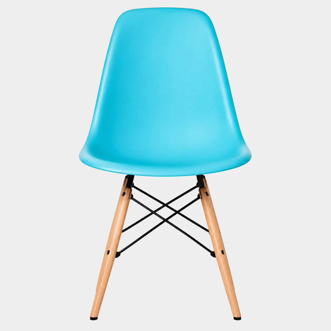 Eames Eiffel Molded Plastic Chair (Natural Base)