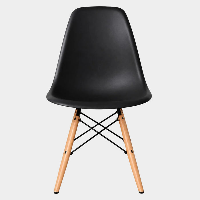 Eames Eiffel Molded Plastic Chair (Natural Base)