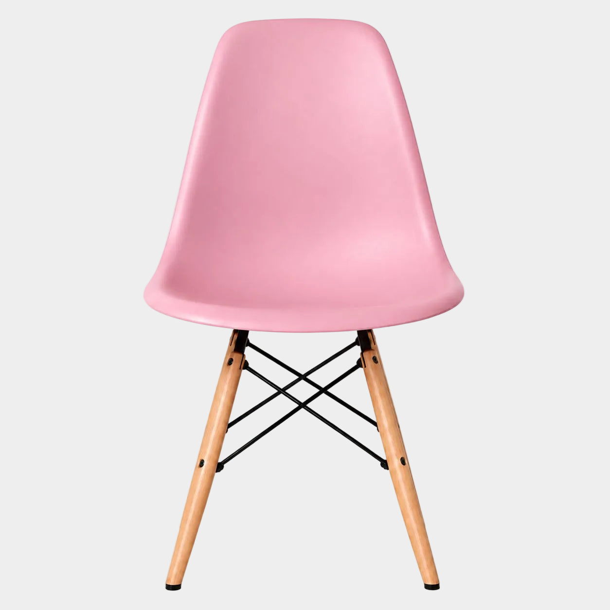Eames Eiffel Molded Plastic Chair (Natural Base)