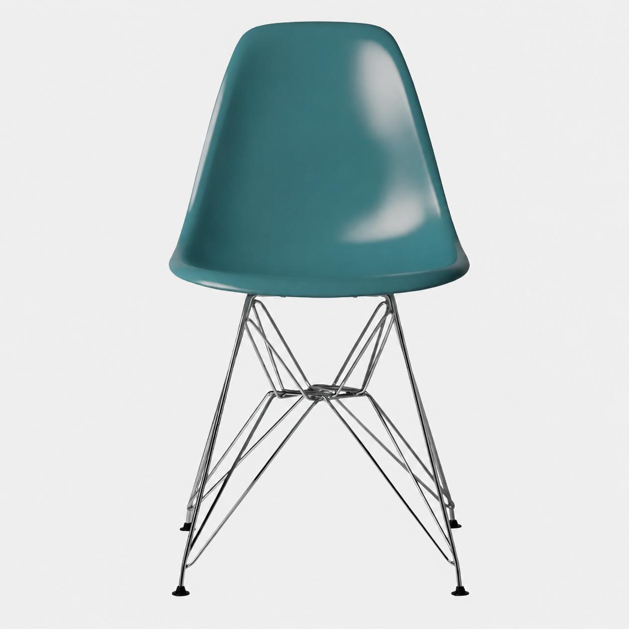 Chaise en plastique moulé Eames