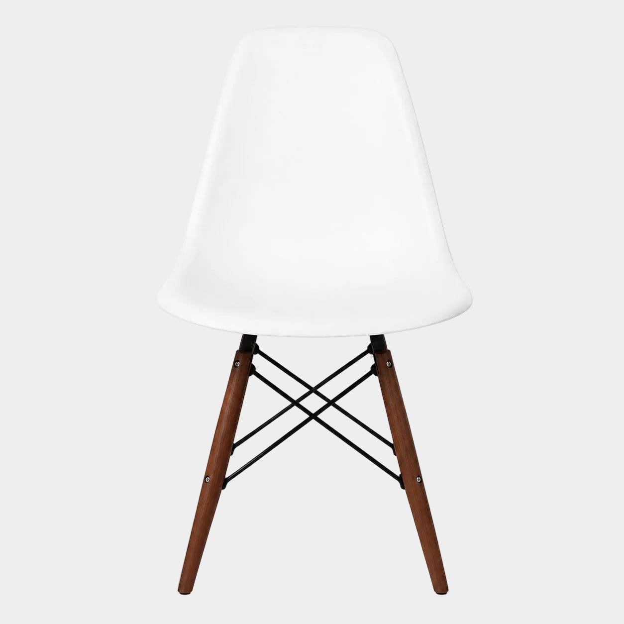 Eames Eiffel Molded Plastic Chair (Walnut Base)