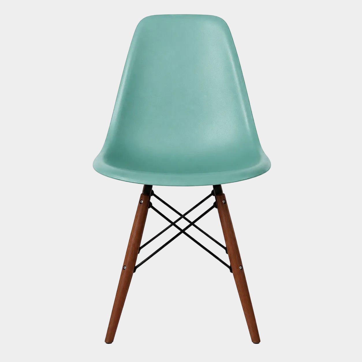 Eames Eiffel Molded Plastic Chair (Walnut Base)