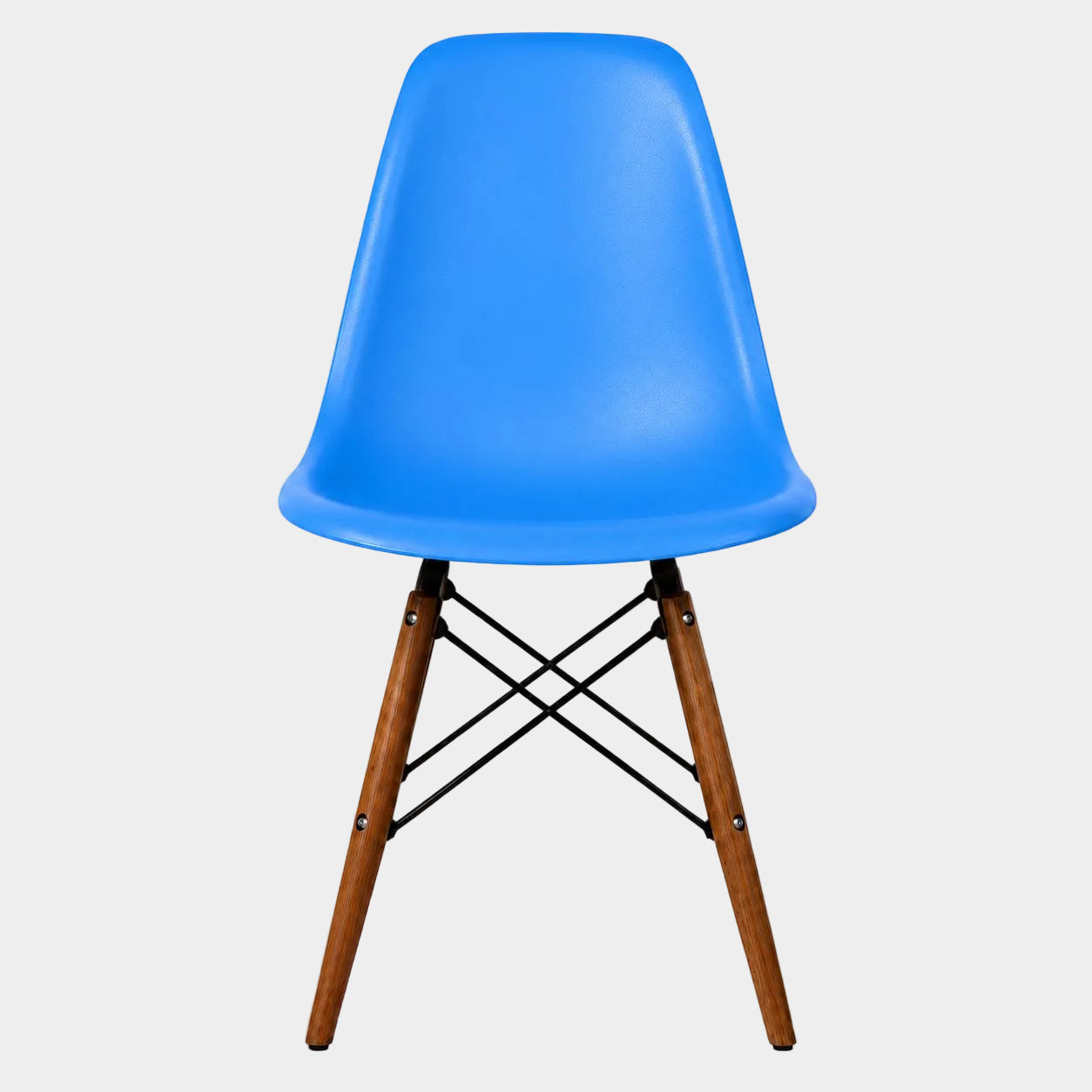 Eames Eiffel Molded Plastic Chair (Walnut Base)