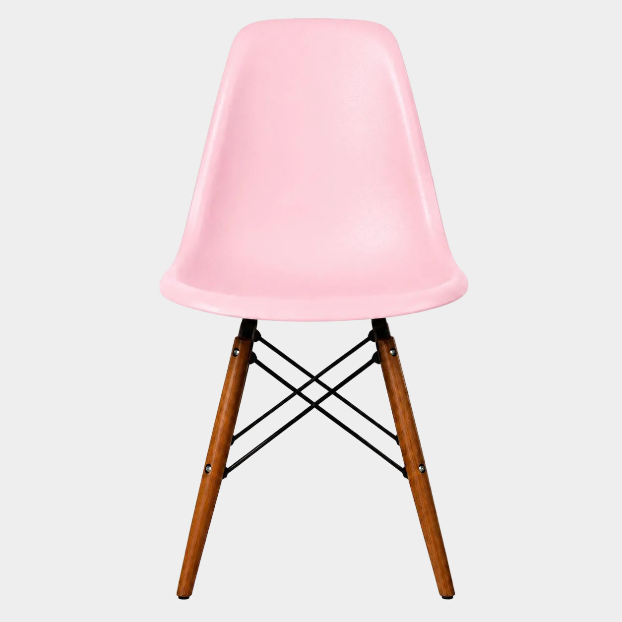 Eames Eiffel Molded Plastic Chair (Walnut Base)