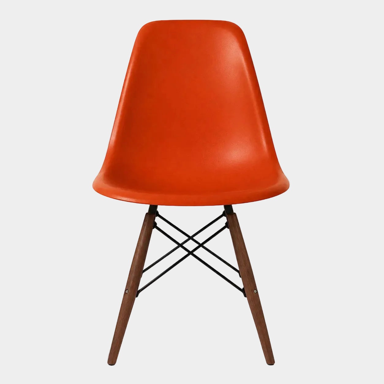 Eames Eiffel Molded Plastic Chair (Walnut Base)