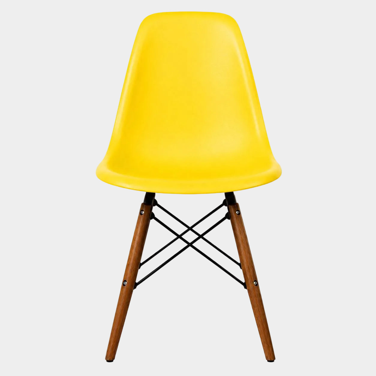 Eames Eiffel Molded Plastic Chair (Walnut Base)