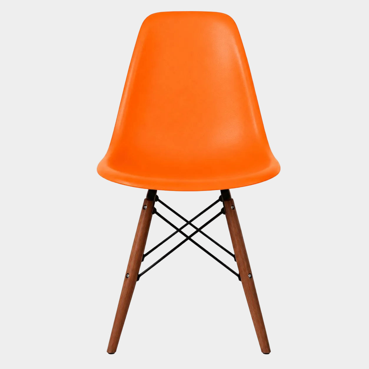 Eames Eiffel Molded Plastic Chair (Walnut Base)