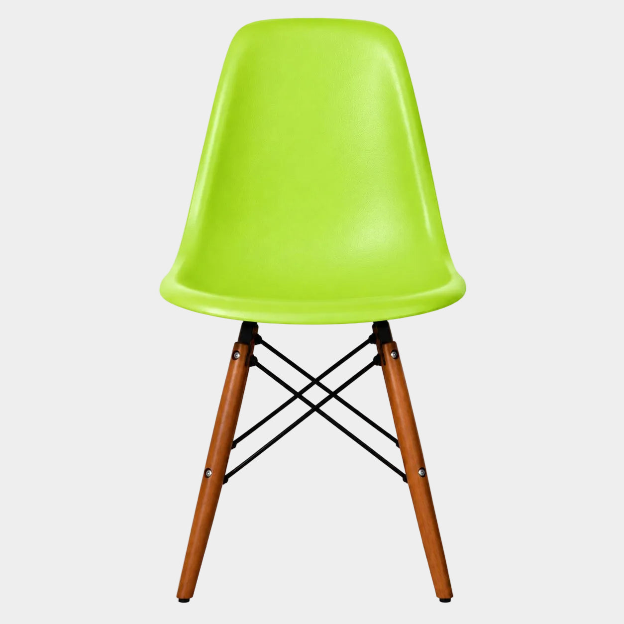 Eames Eiffel Molded Plastic Chair (Walnut Base)