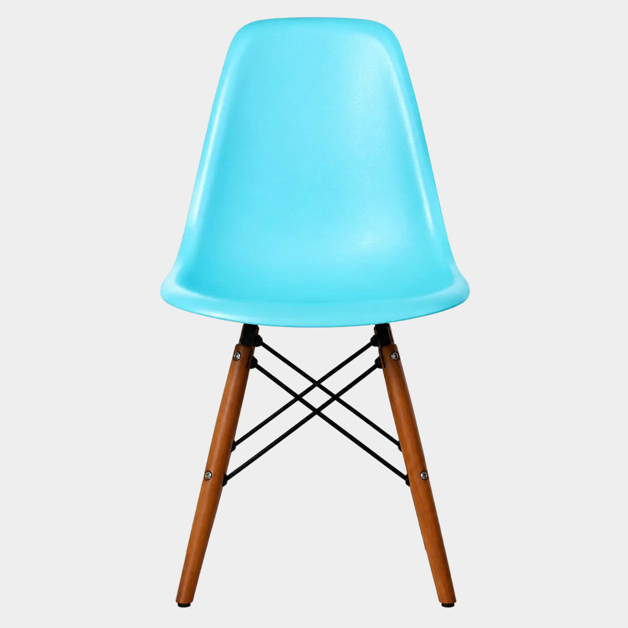 Eames Eiffel Molded Plastic Chair (Walnut Base)