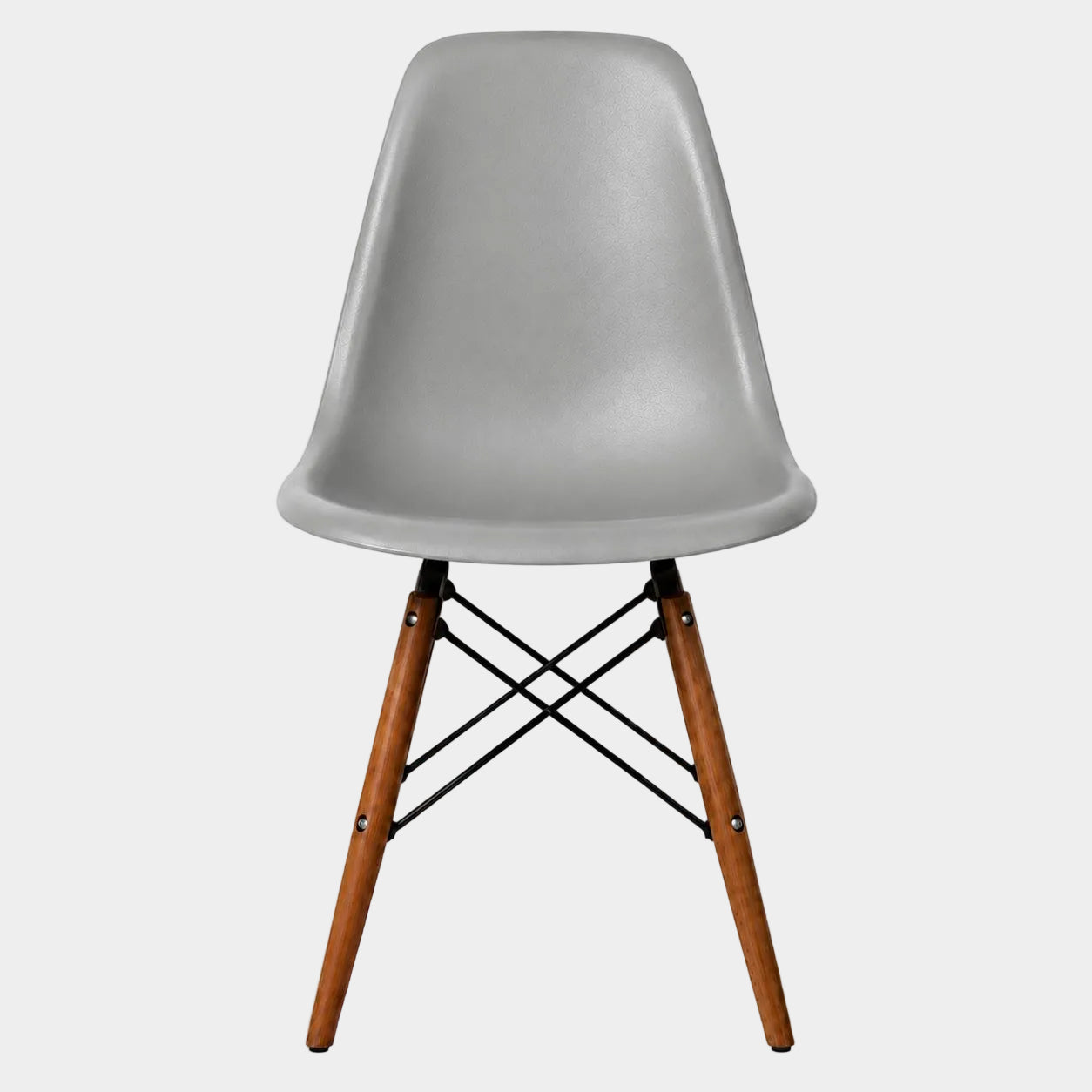 Eames Eiffel Molded Plastic Chair (Walnut Base)