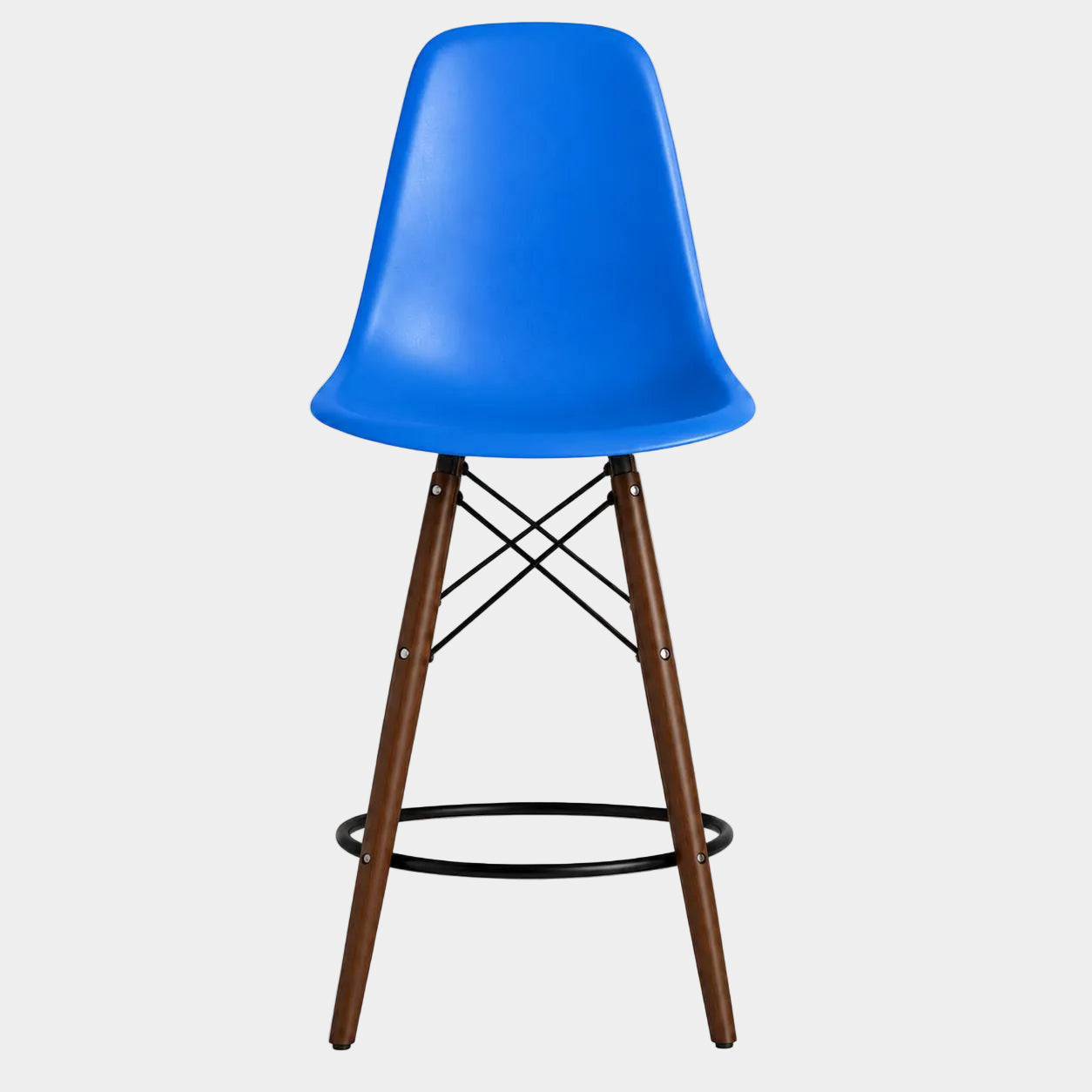 Tabouret Eiffel avec pattes en bois de noyer (26")