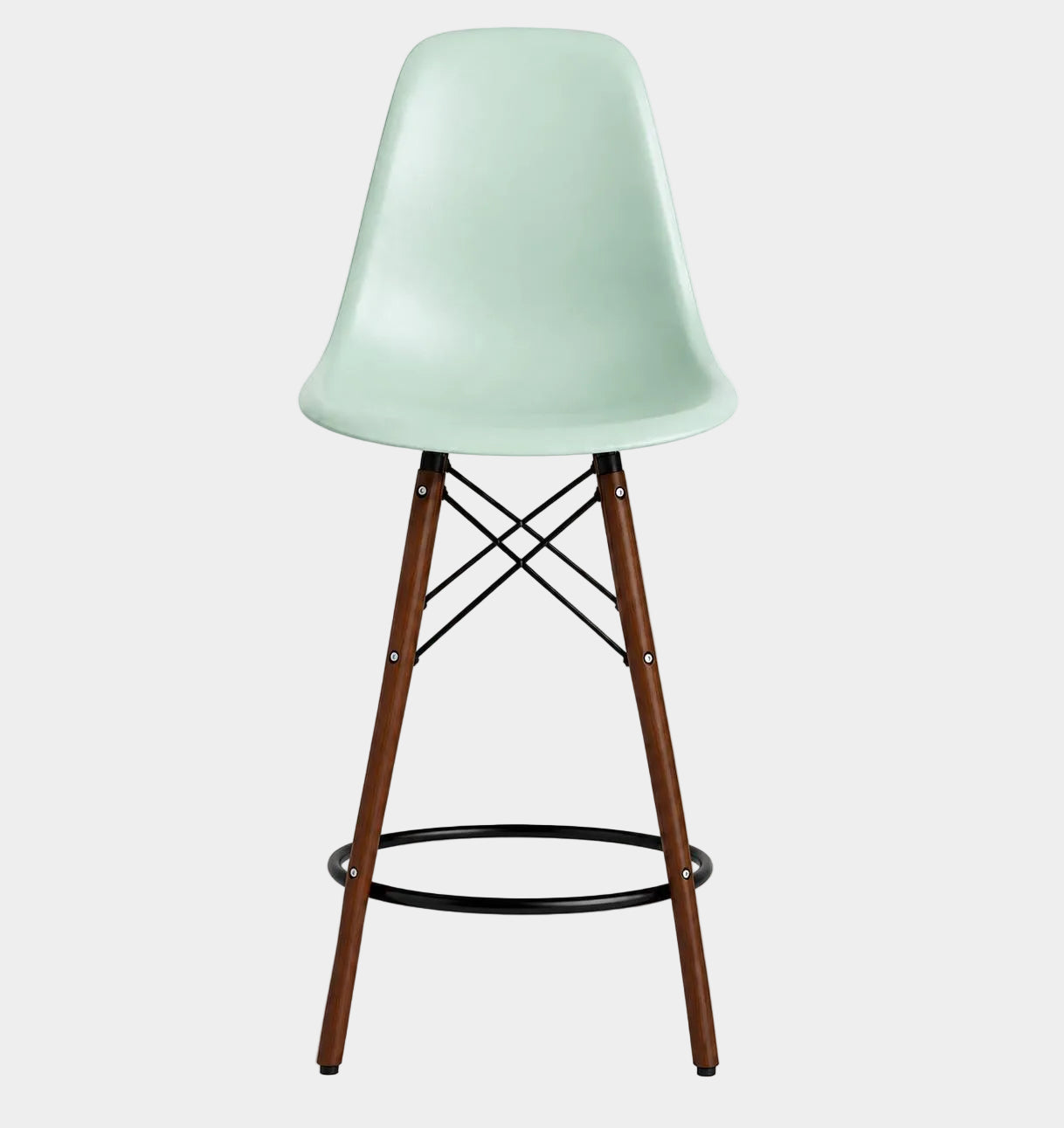 Tabouret Eiffel avec pattes en bois de noyer (26")