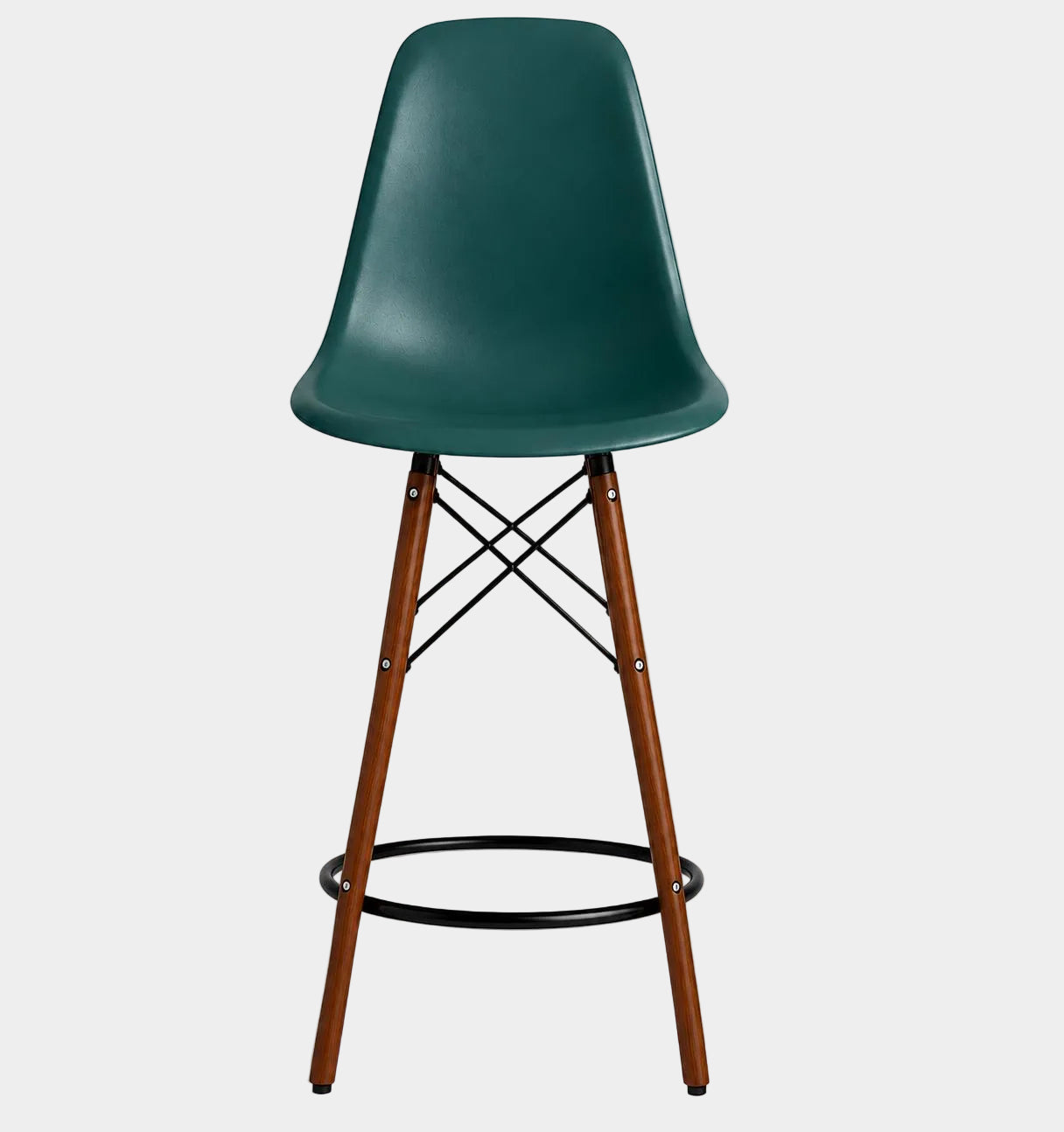 Tabouret Eiffel avec pattes en bois de noyer (26")
