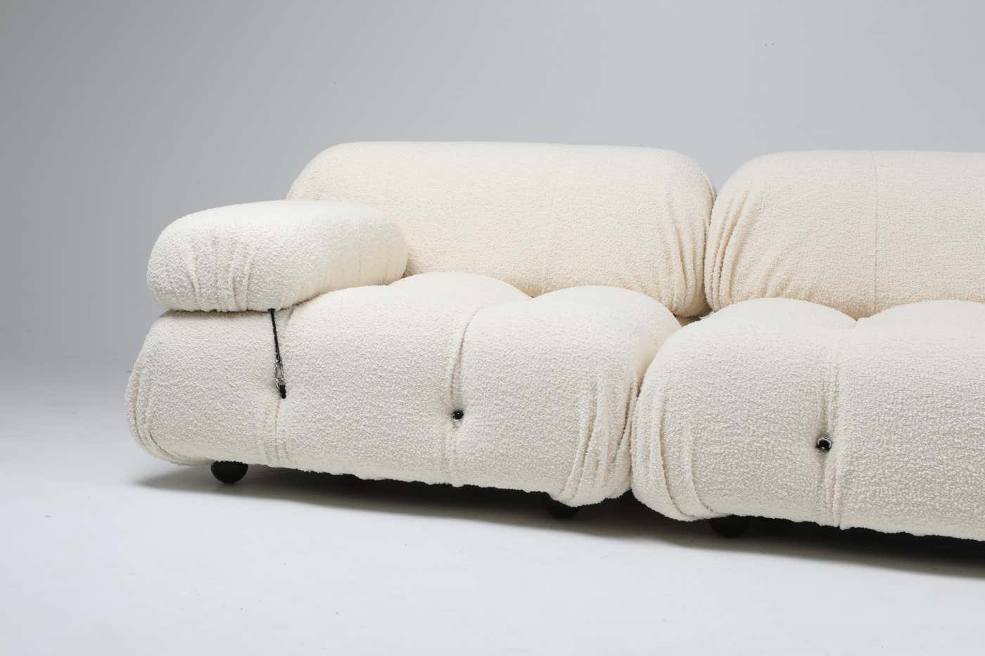 Mario Bellini Two-Seater Boucle Sofa