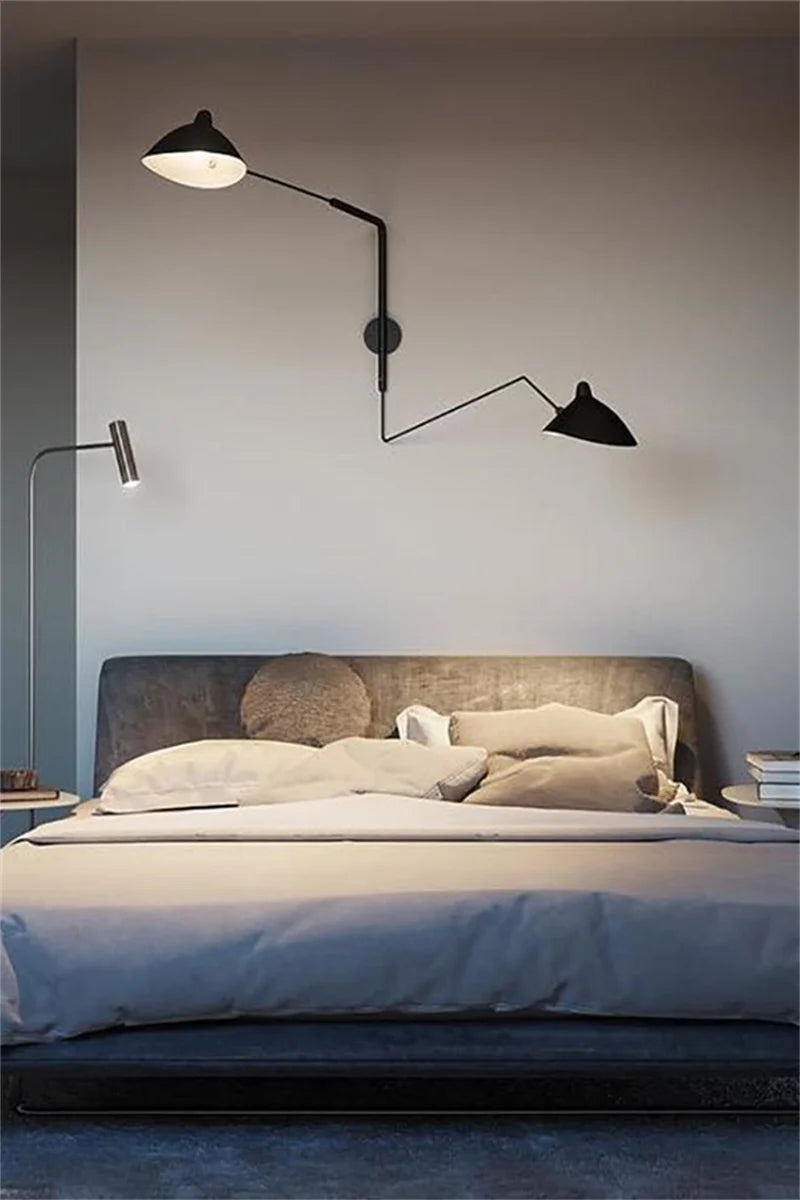 Serge Mouille Two-Arm Lamp