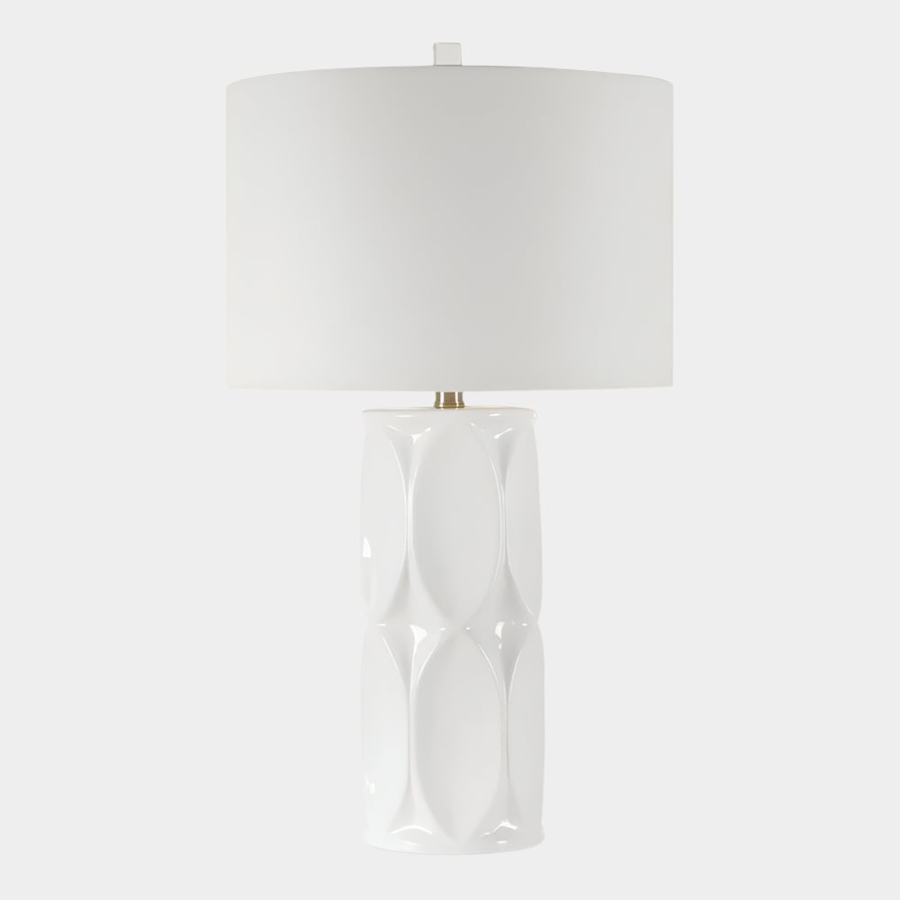 Sinclair Table Lamp, White