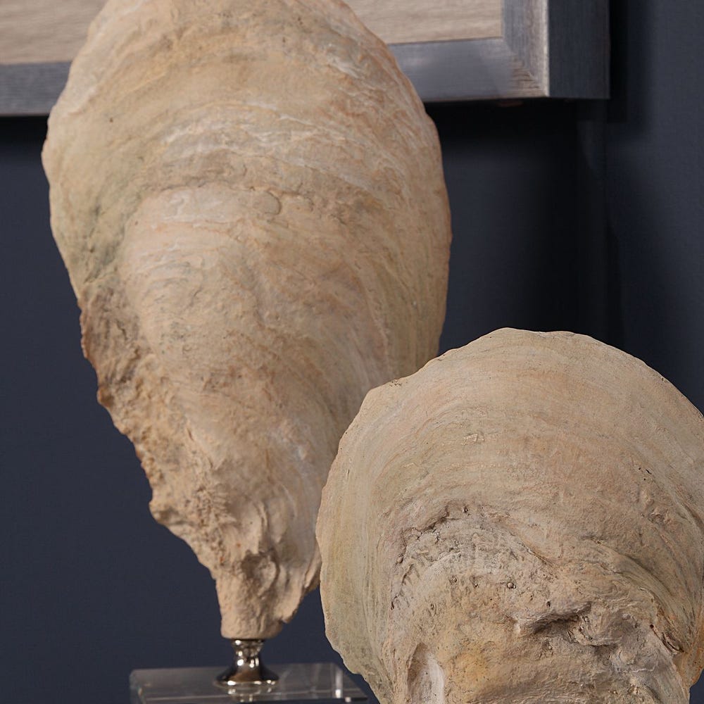 Oyster Shell Sculptures, S/2