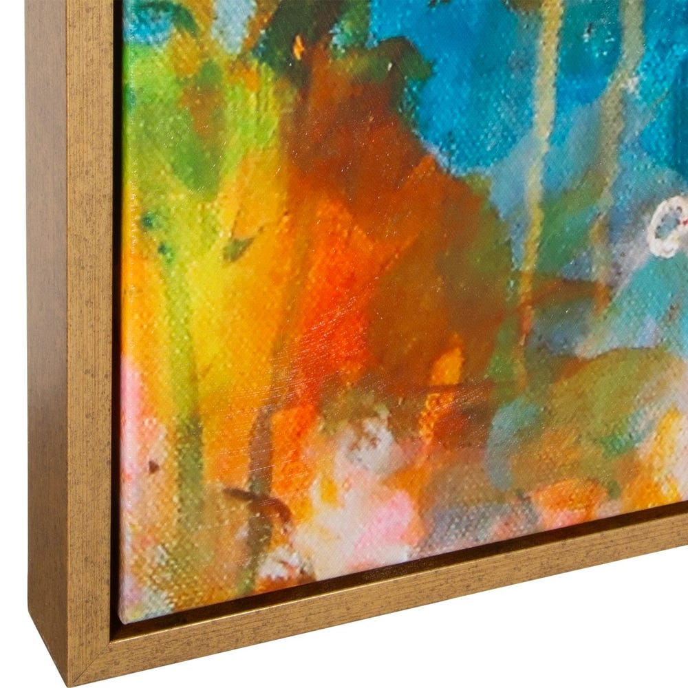 A Colorful Mindset Framed Canvas