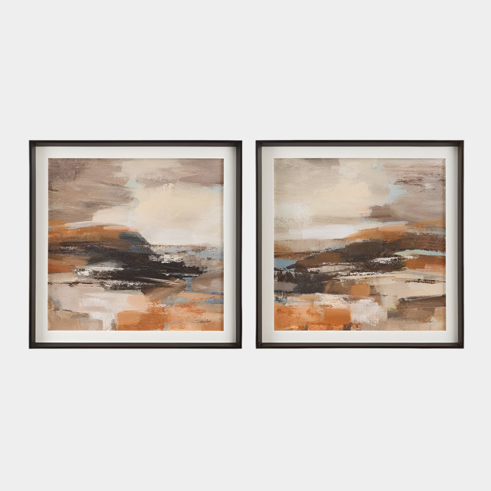 Cinnamon Shore Framed Prints, S/2