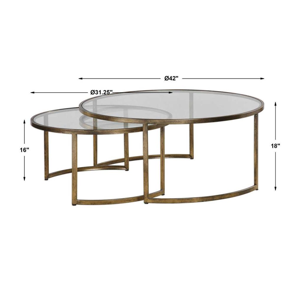 Rhea Nesting Coffee Tables, S/2