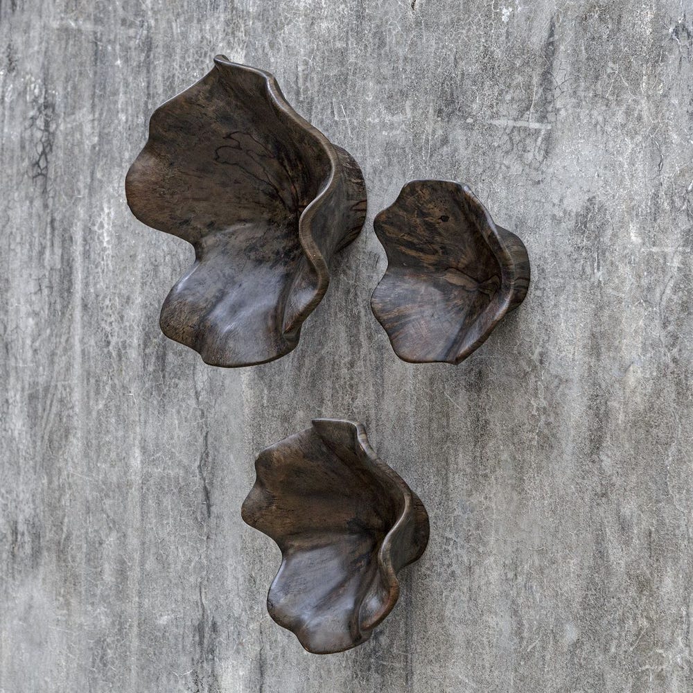 Teo Wood Wall Decor, S/3