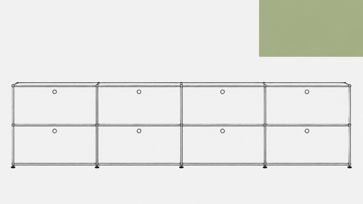USM Haller C1AF Bed Nightstand
