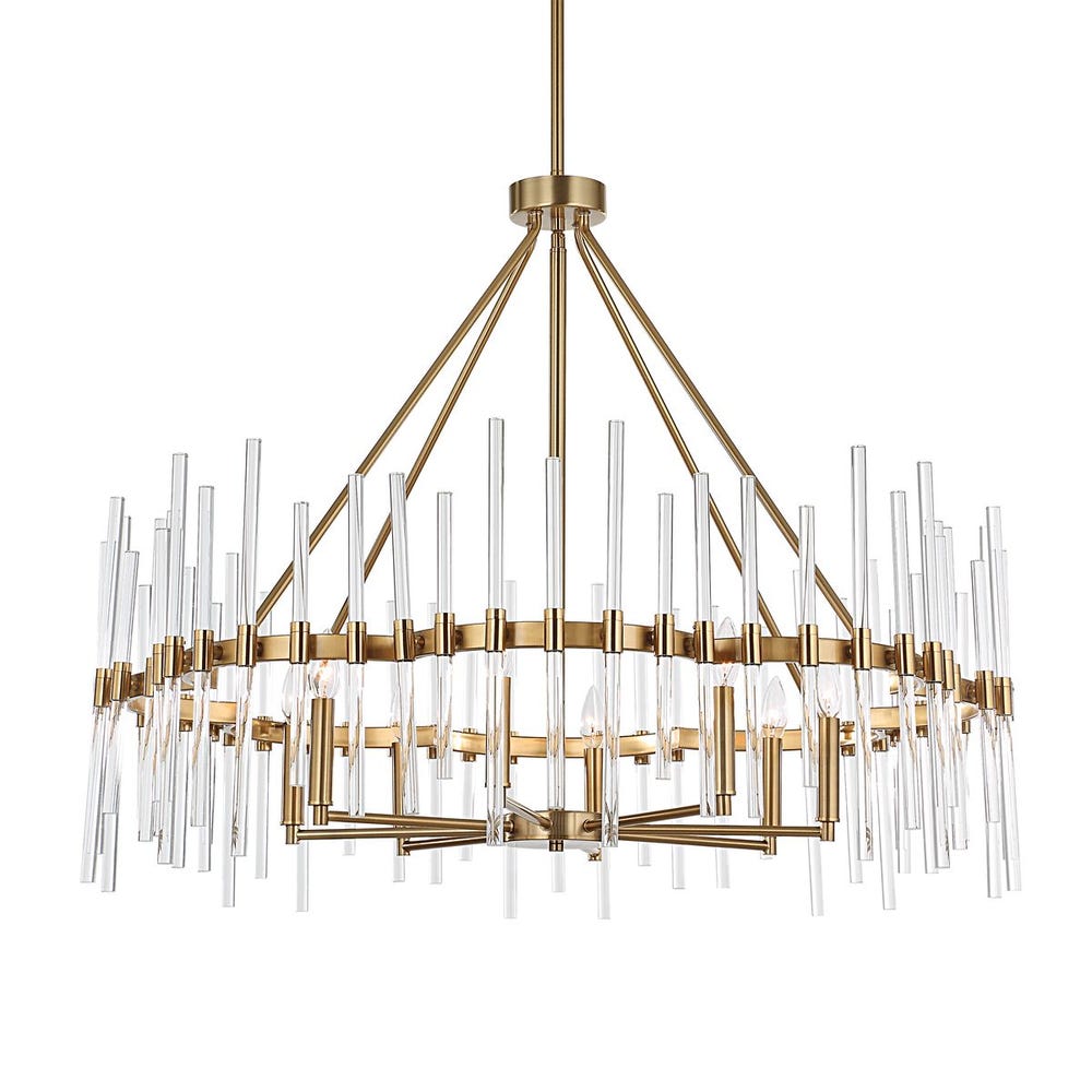 Crystal Stick, 8 Lt Chandelier