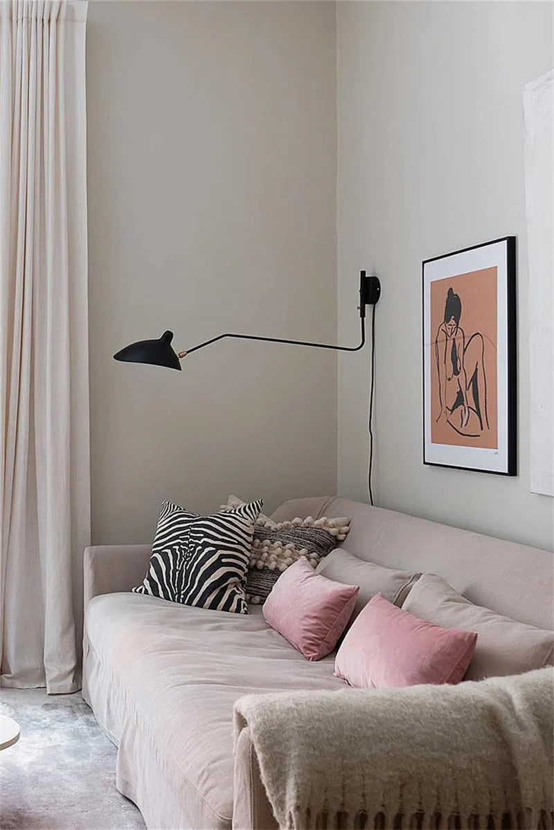 Serge Mouille One-Arm Sconce Lamp