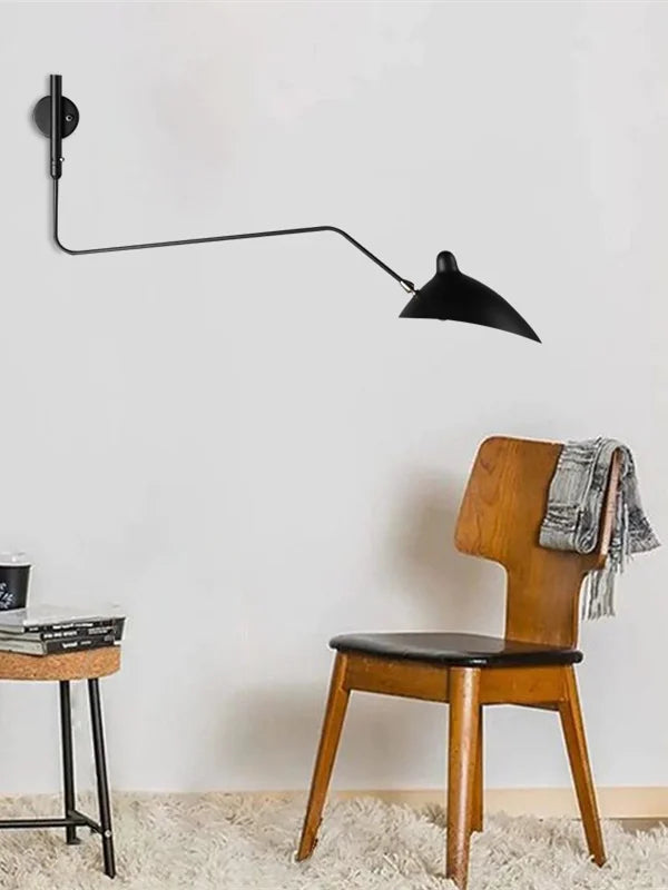 Serge Mouille One-Arm Sconce Lamp