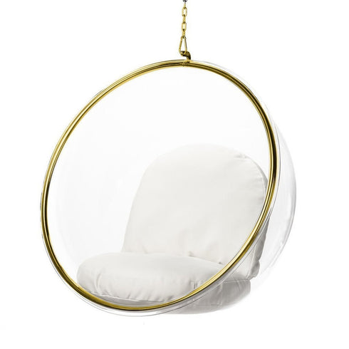 Bubble Hanging Lounge Chair - Gold
