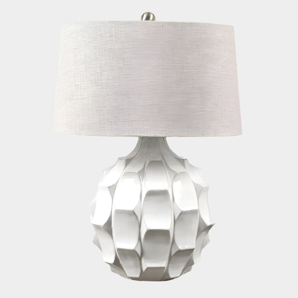 Guerina Table Lamp, White