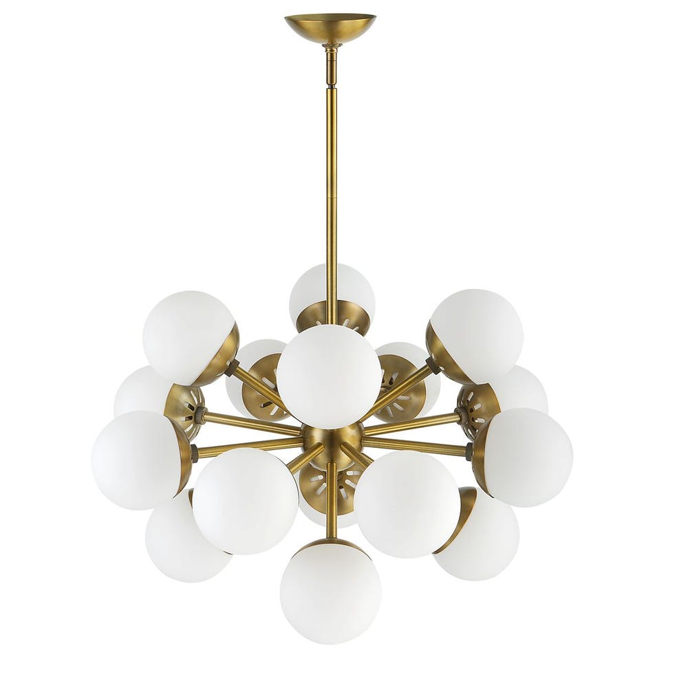 Droplet, 16 Lt Chandelier