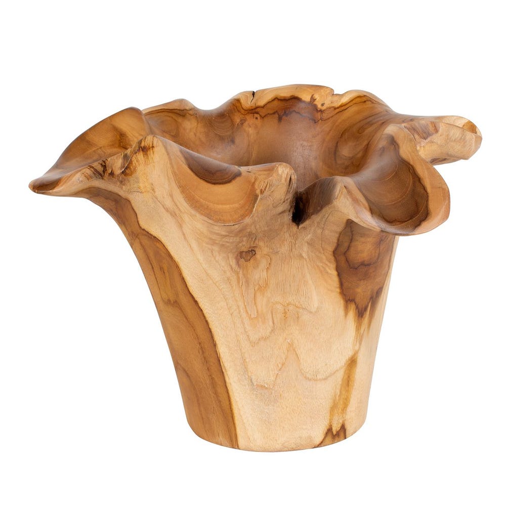Teak Flow Outdoor Bowl
