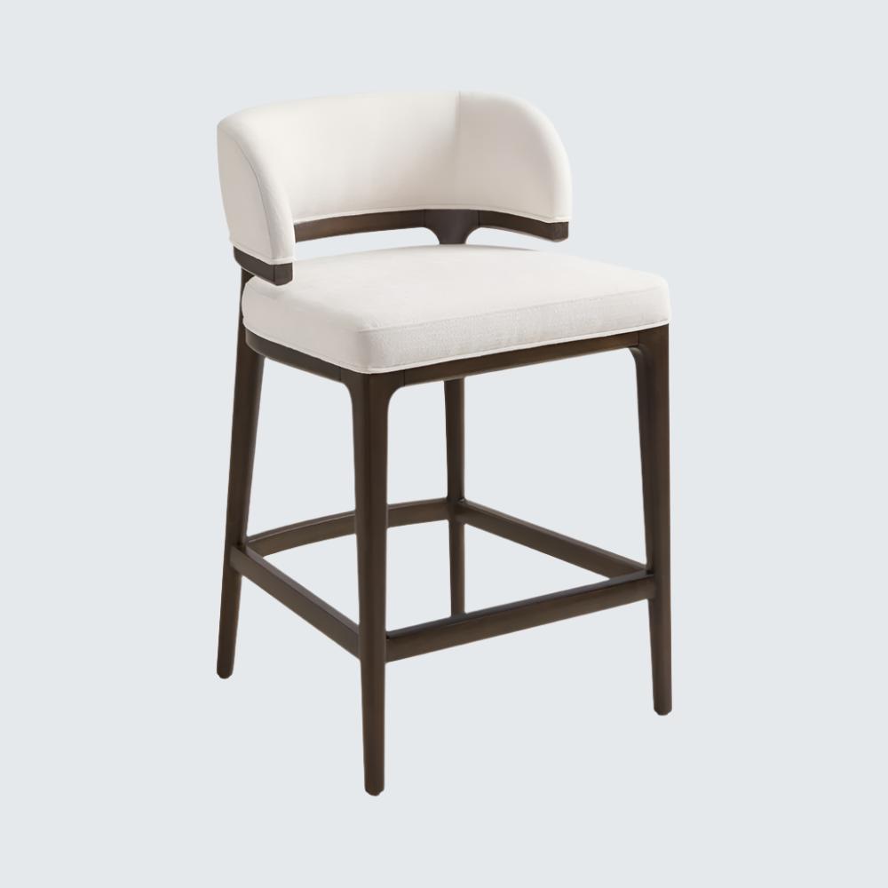 Calvin Counter Chair - Ivory Linen
