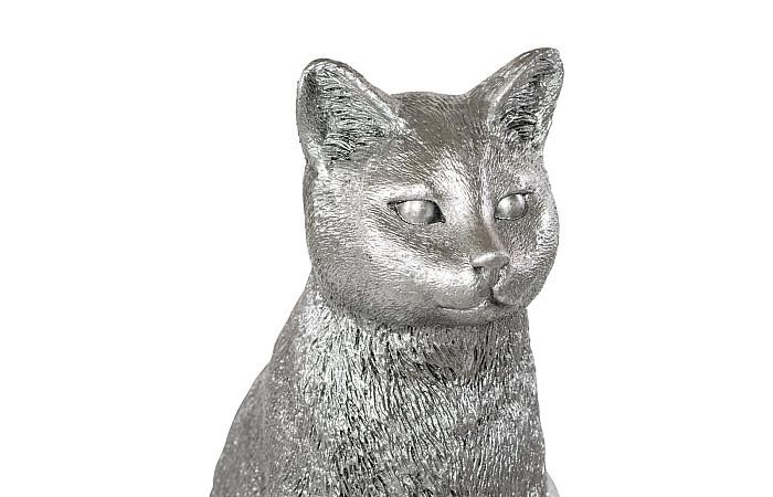 Sculpture de chat en bronze