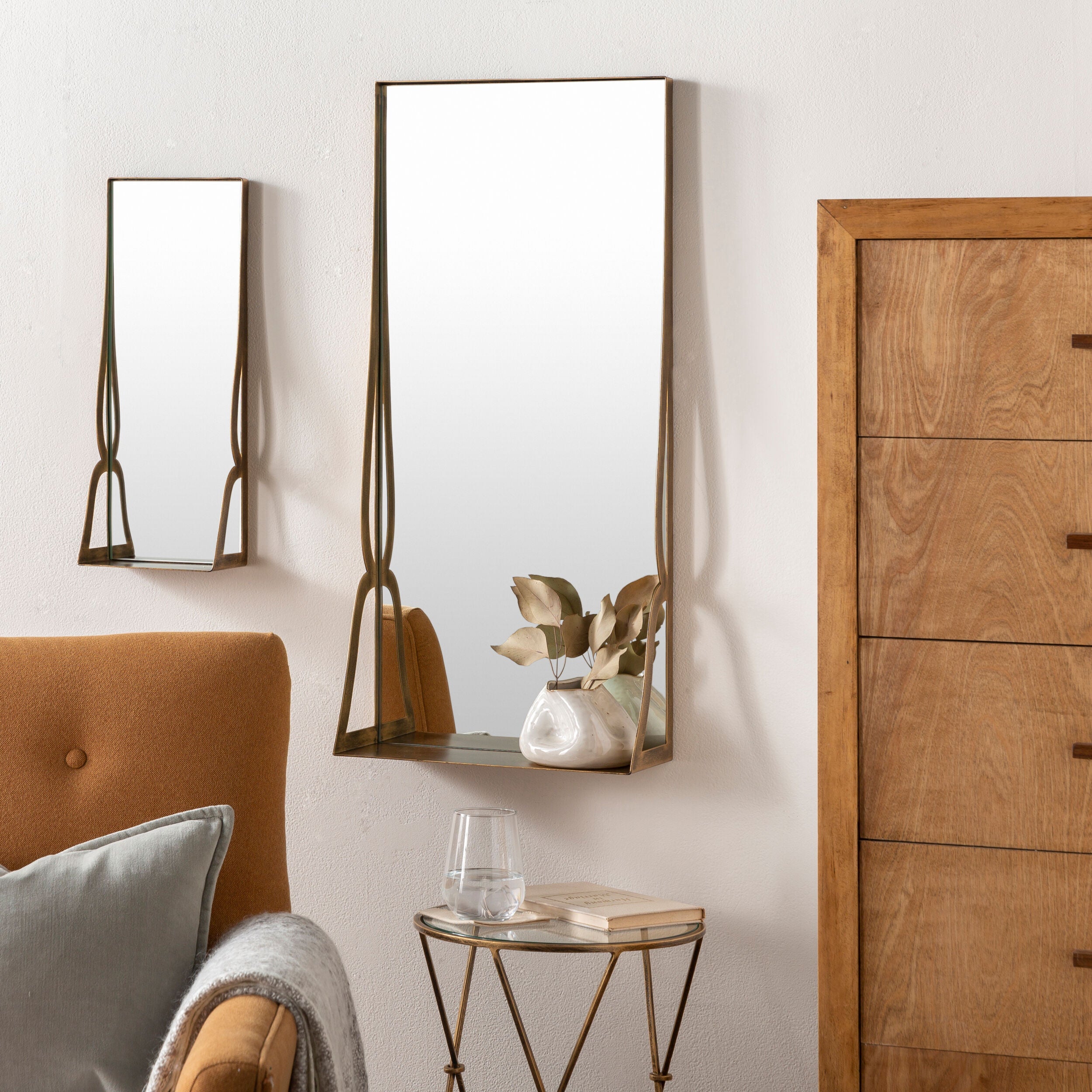 Cabriole Accent Mirror