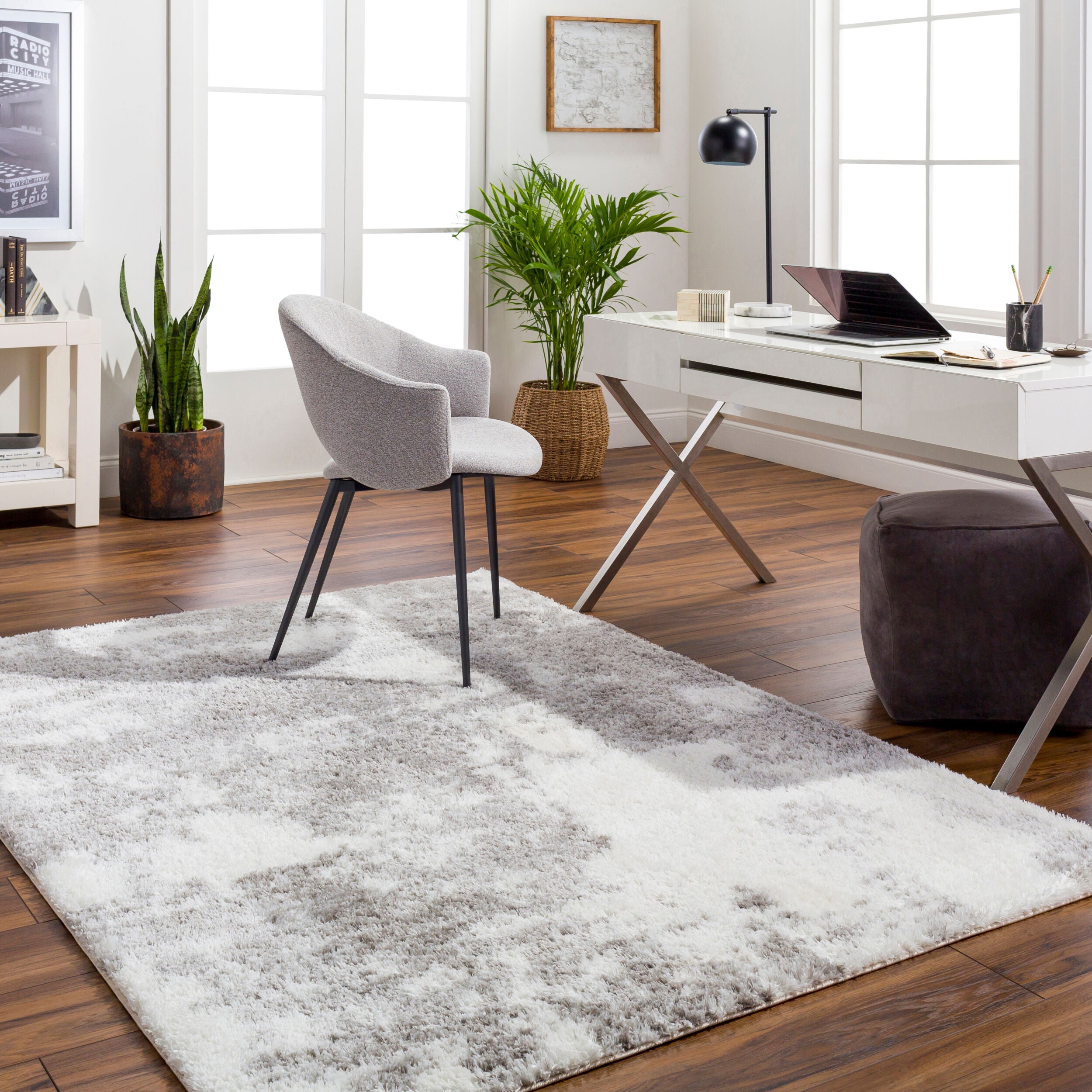 Cloudy Shag Machine Woven Rug