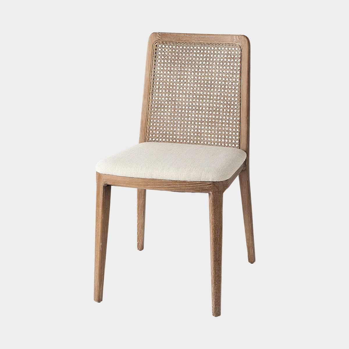 Clara Back Dining Chair - Light Brown Cane