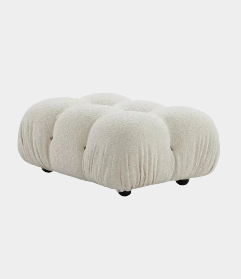 Mario Bellini Bouclé Ottoman