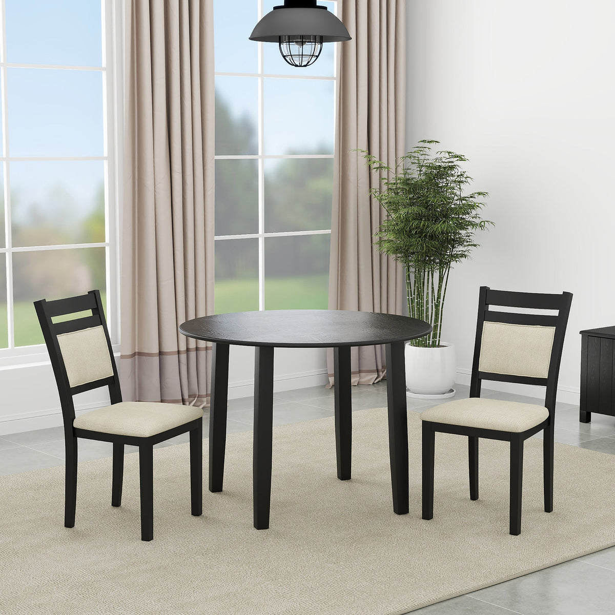 Conrad 3Pc Dining - Black