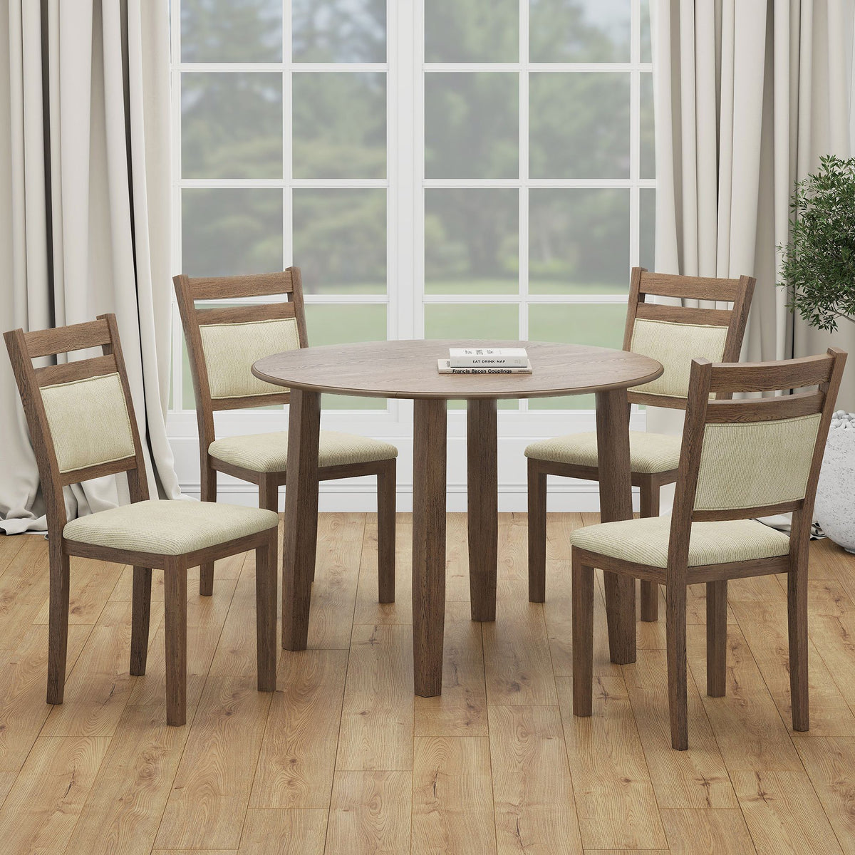 Conrad 5Pc Dining - Walnut