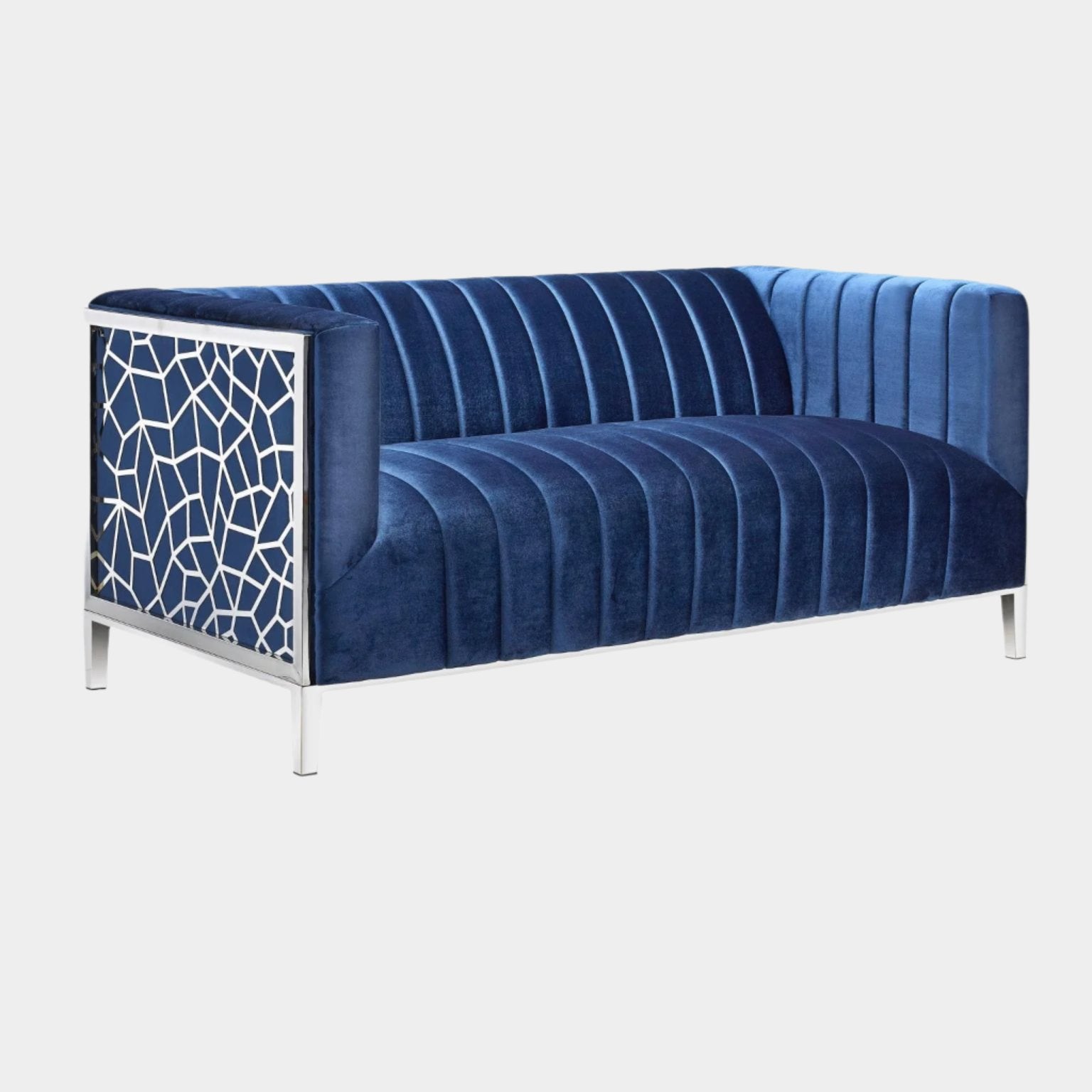 Conrad Sofa Blue Velvet