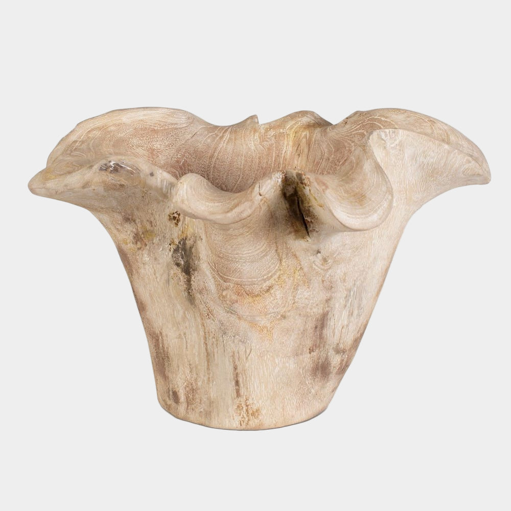 Teak Flow Outdoor Bowl