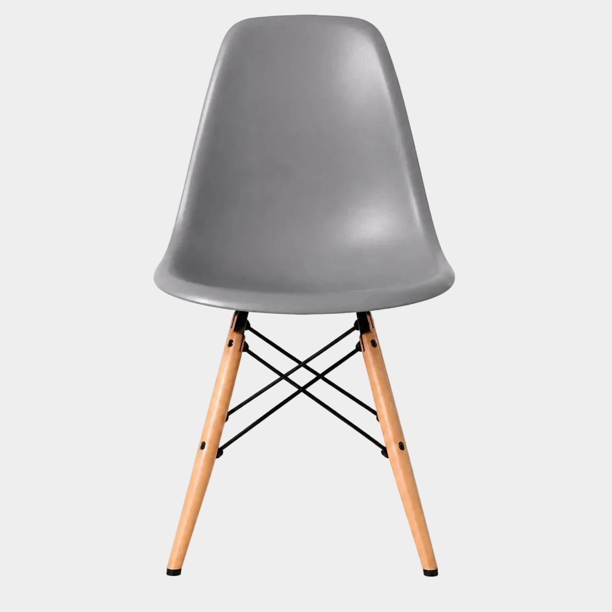 Eames Eiffel Molded Plastic Chair (Natural Base)