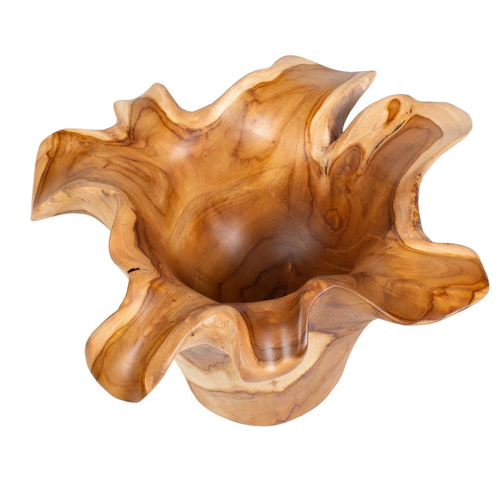 Teak Flow Outdoor Bowl